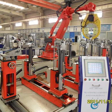 JQRBD-520Y 型移動(dòng)式機器人包帶機